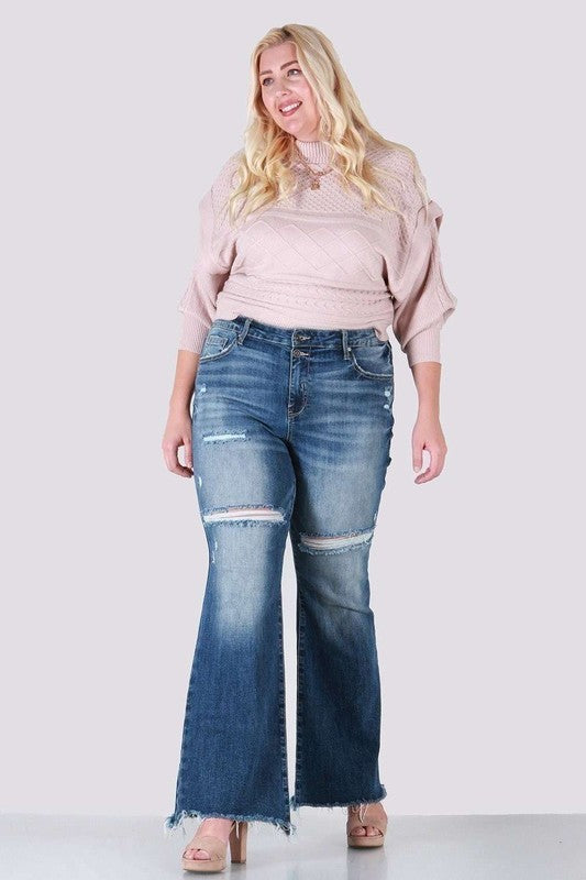 Boot cut plus size