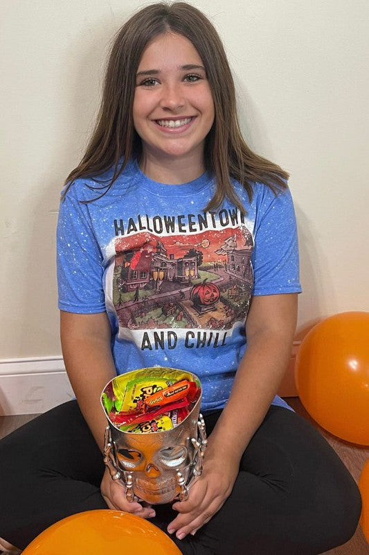 Halloween Town and Chill Graphic Tee