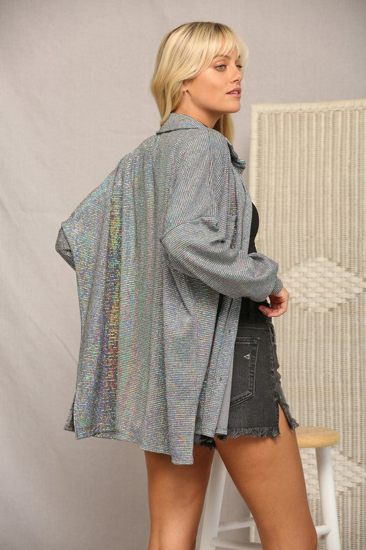 Charleston Nights Disco Trans Shacket