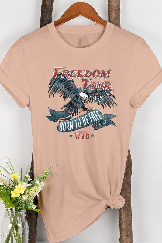 Freedom Tour Born to be Free, Vintage Graphic Tee