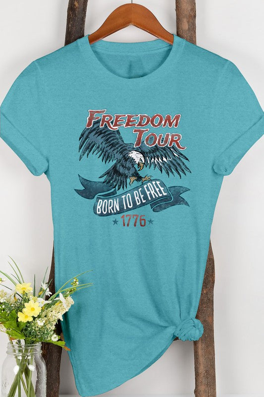 Freedom Tour Born to be Free, Vintage Graphic Tee