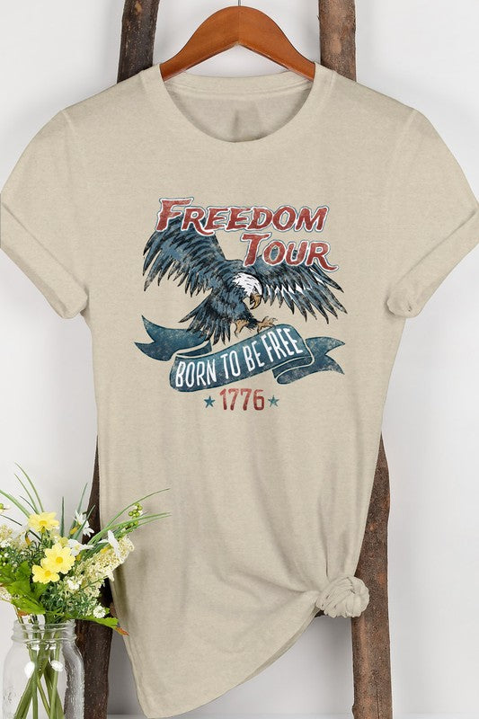 Freedom Tour Born to be Free, Vintage Graphic Tee