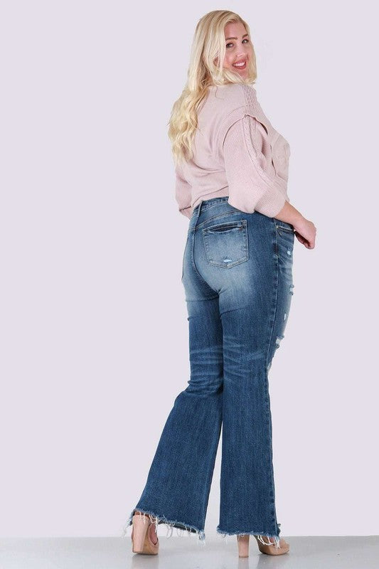 Boot cut plus size