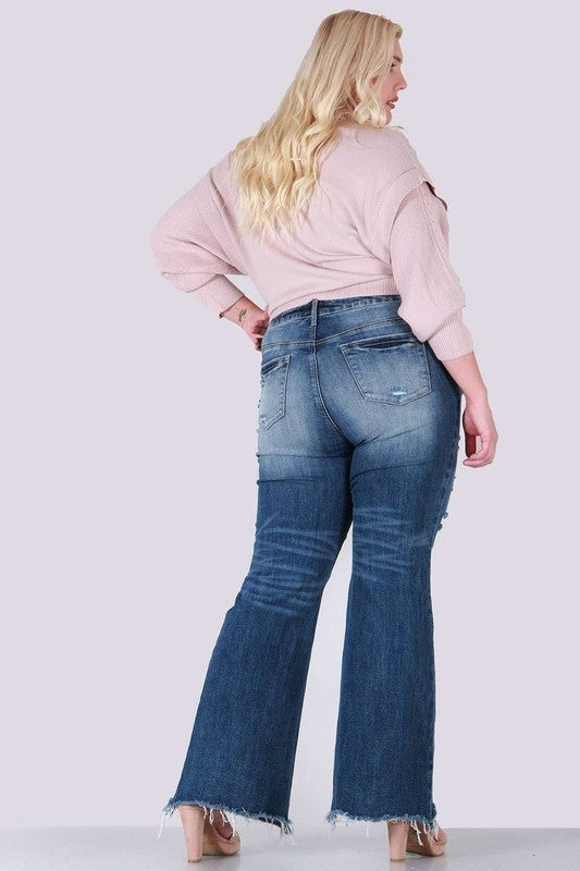 Boot cut plus size