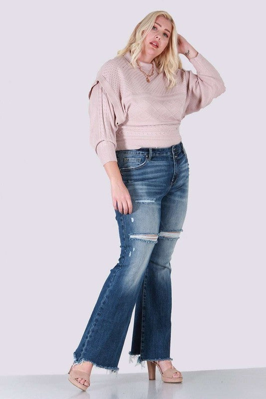 Boot cut plus size