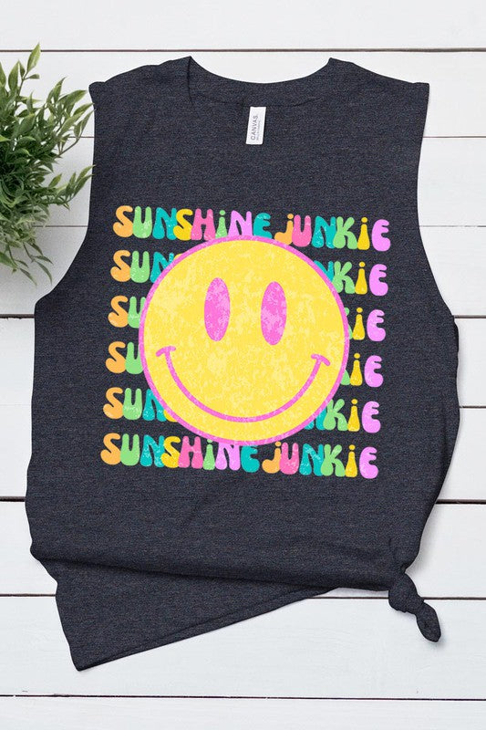 Sunshine Junkie UNISEX MUSCLE TANK TOP