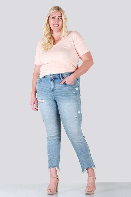 Relaxed Skinny plus size