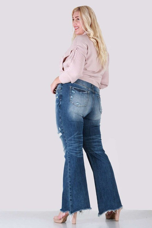 Boot cut plus size