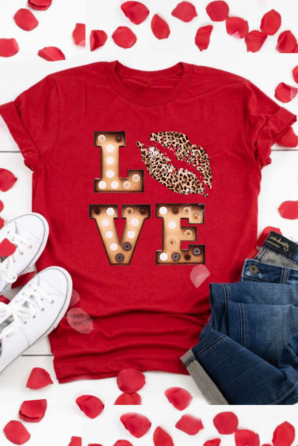 Babe in My Heart Valentines Graphic Tee