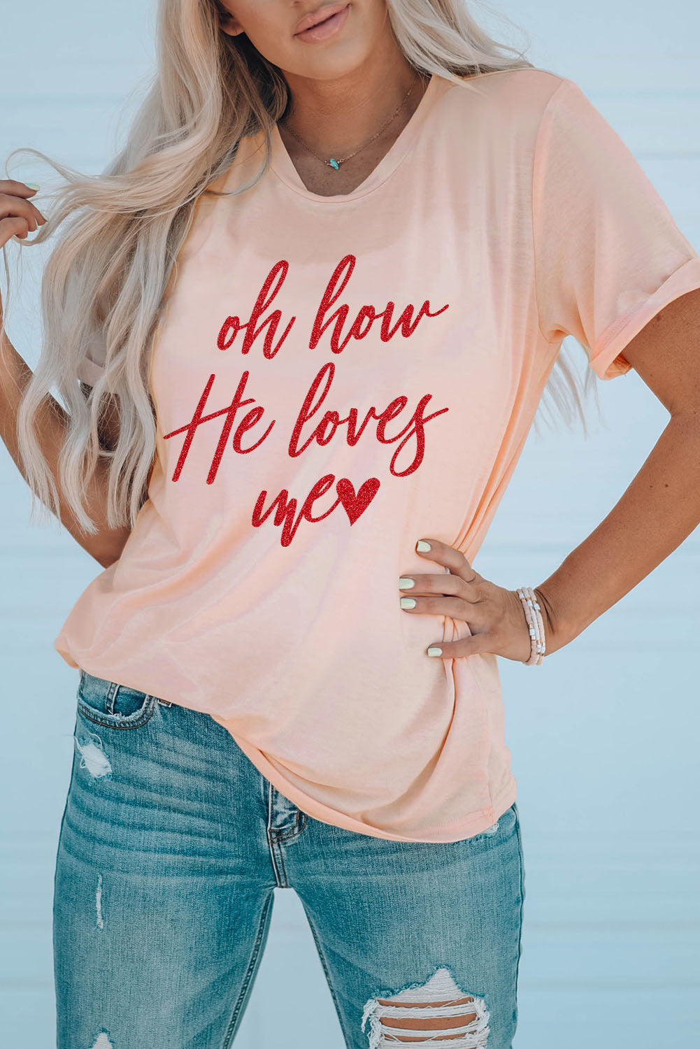 Babe in My Heart Valentines Graphic Tee