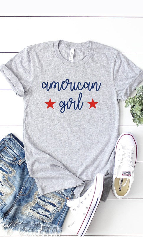 American Girl Plus Size Graphic Tee