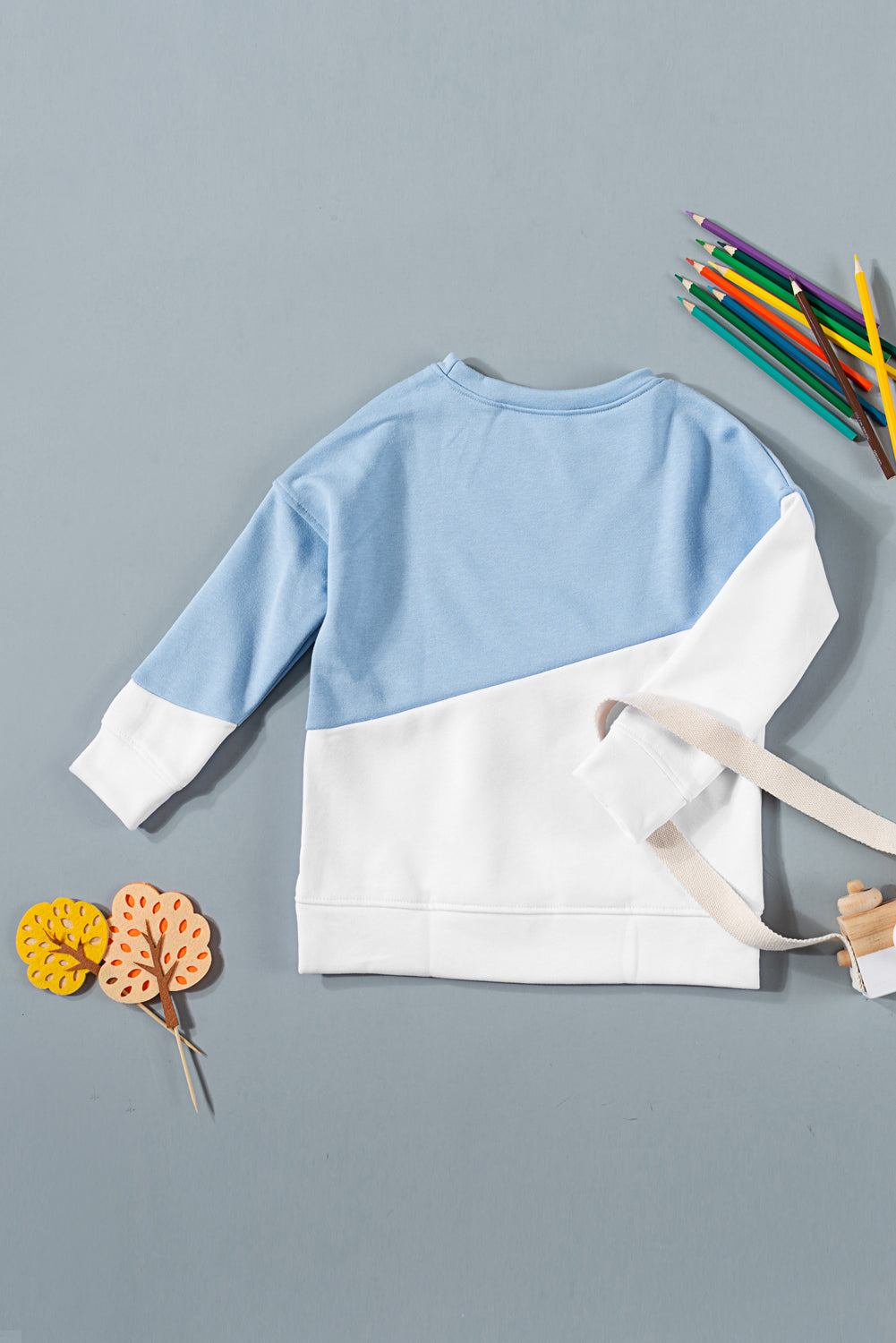 Kids Two-Tone Long Sleeve Top