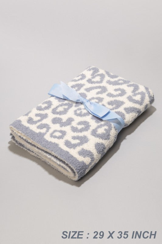 Kids Leopard Print Luxury Soft Throw Blanket