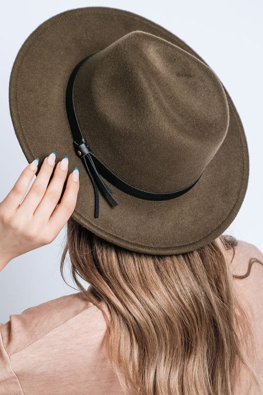 PLAIN FELT FEDORA