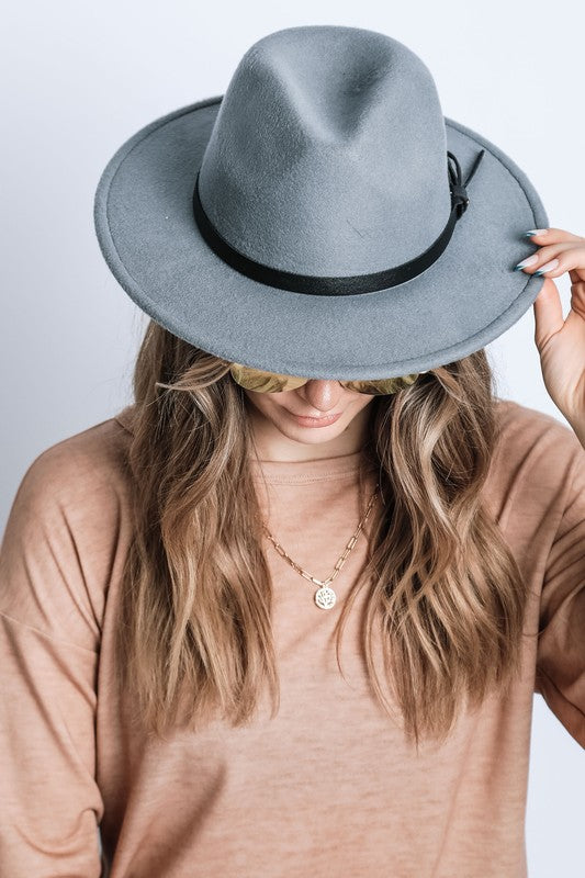 PLAIN FELT FEDORA