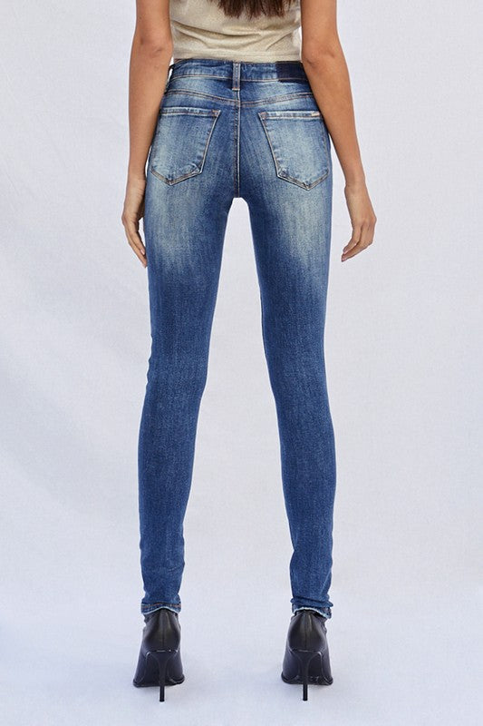 MID-RISE ANKLE SKINNY JEANS