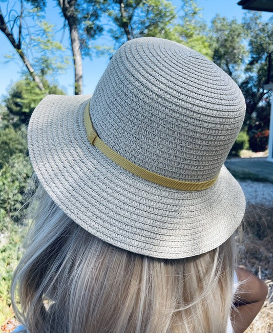 KIDSSTRAW BUCKET SUN HAT