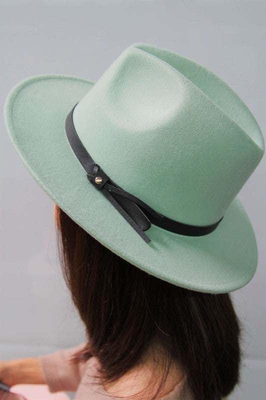 PLAIN FELT FEDORA