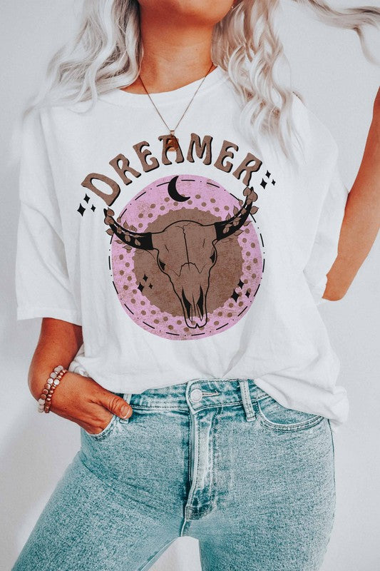 DREAMER BOHO WESTERN GRAPHIC TEE