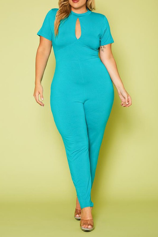 Plus Size KeyHole Bodysuit