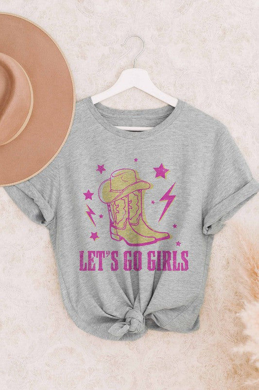 LET'S GO GIRLS WESTERN BOHO GRAPHIC TEE