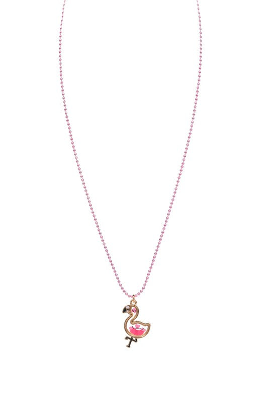 Girls Baby Cute Flamingo Necklace