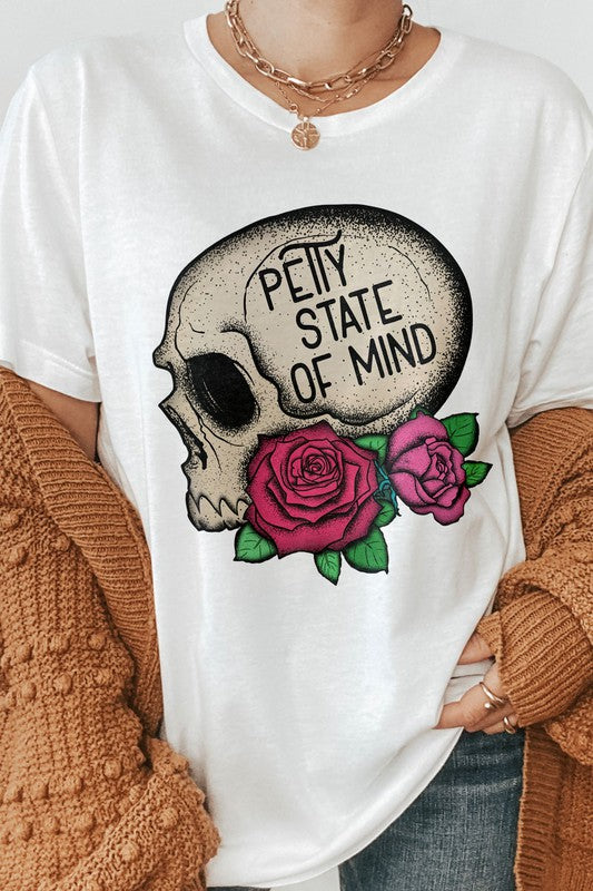 Petty State of Mind Skull Graphic Tee