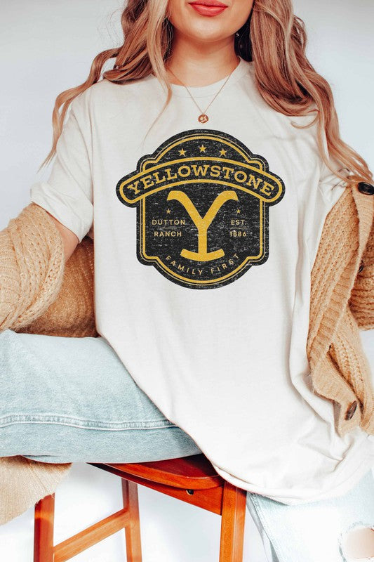 YELLOWSTONE DUTTON RANCH TEE PLUS SIZE