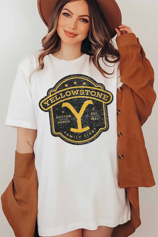 YELLOWSTONE DUTTON RANCH TEE PLUS SIZE