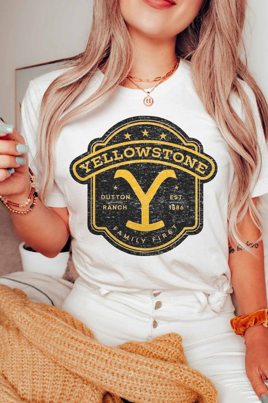 YELLOWSTONE DUTTON RANCH TEE PLUS SIZE