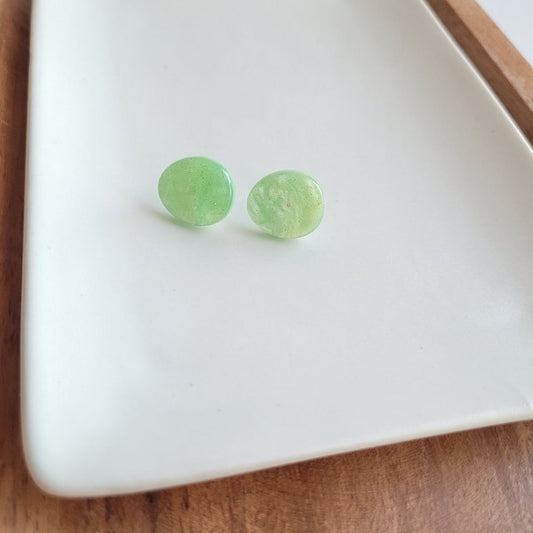 Easter Egg Studs - Pastel green