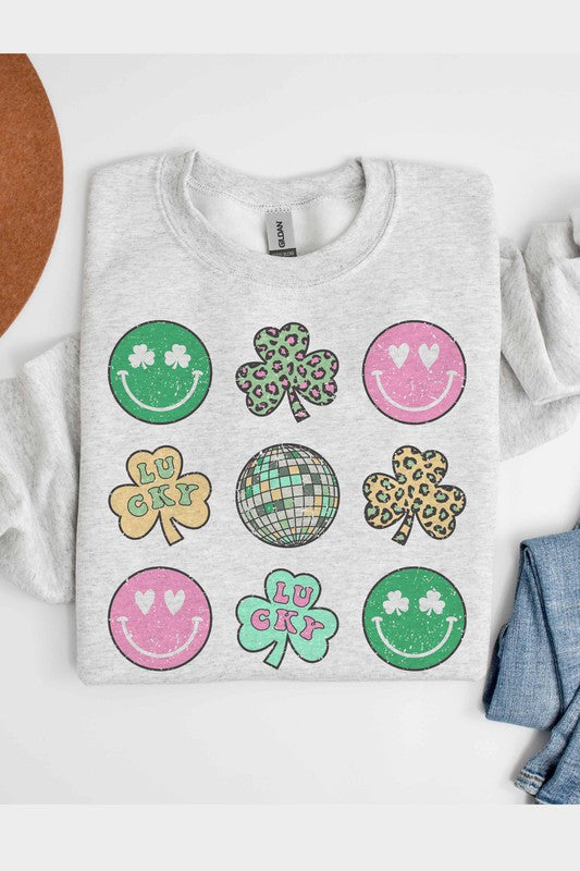 SMILEY ST PATRICK'S GALLERY SWEATSHIRT