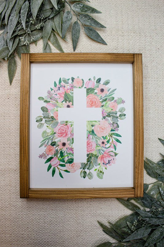 Floral Cross