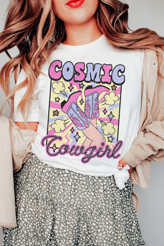 COSMIC COWGIRL GRAPHIC TEE