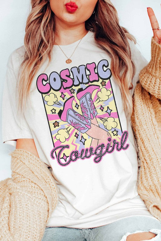 COSMIC COWGIRL GRAPHIC TEE