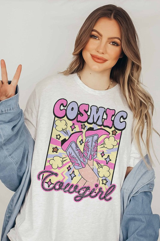 COSMIC COWGIRL GRAPHIC TEE