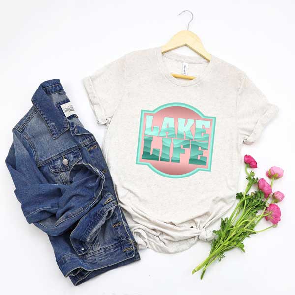 Lake Life Vintage Short Sleeve Graphic Tee