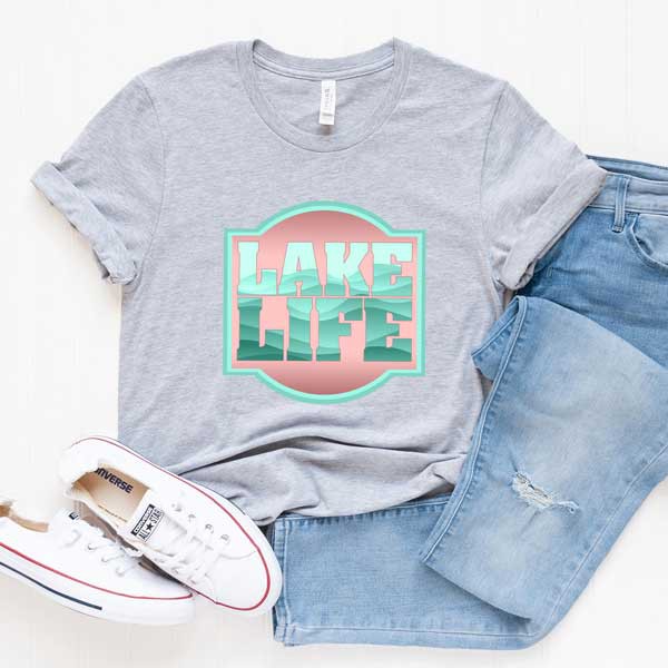 Lake Life Vintage Short Sleeve Graphic Tee