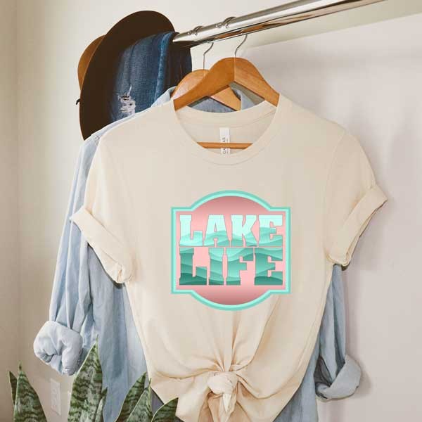 Lake Life Vintage Short Sleeve Graphic Tee