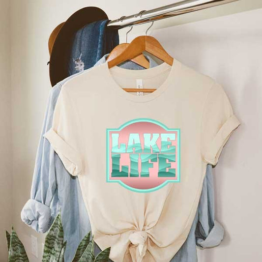 Lake Life Vintage Short Sleeve Graphic Tee