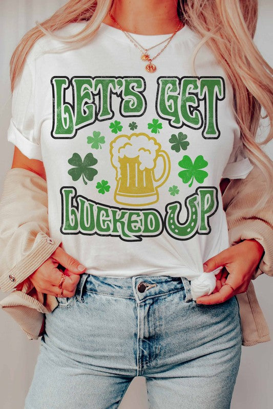 LET'S GET LUCKED UP GRAPHIC TEE