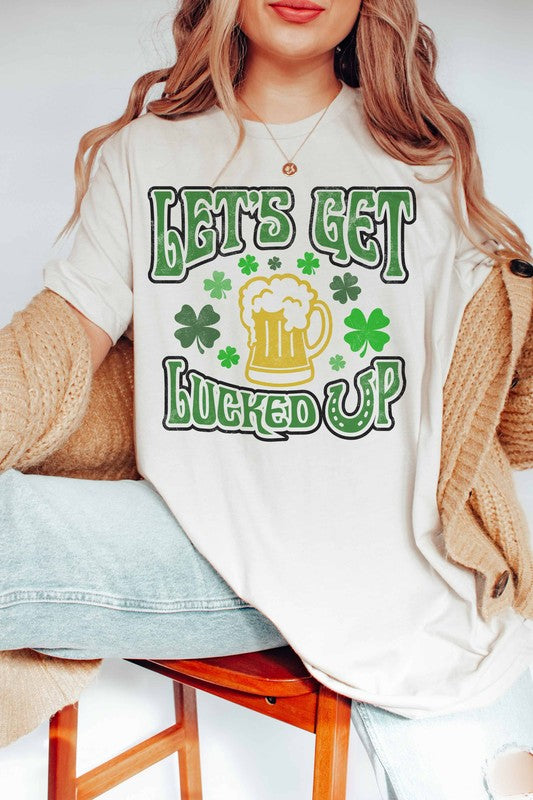 LET'S GET LUCKED UP GRAPHIC TEE