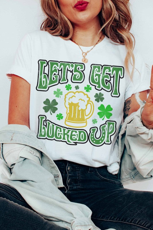 LET'S GET LUCKED UP GRAPHIC TEE