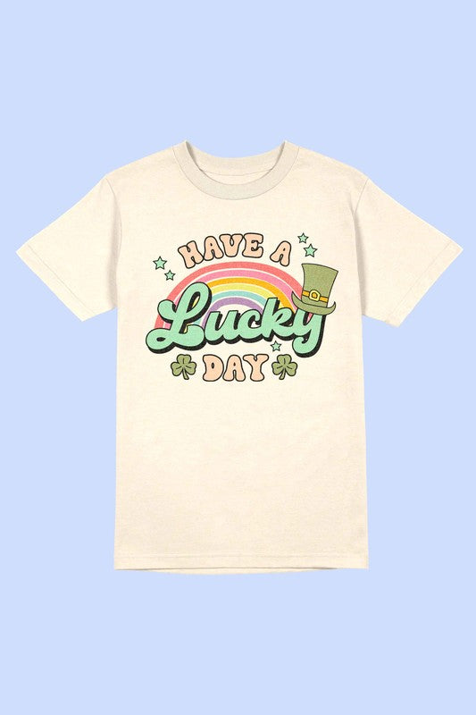 HAVE A LUCKY DAY TEE PLUS SIZE