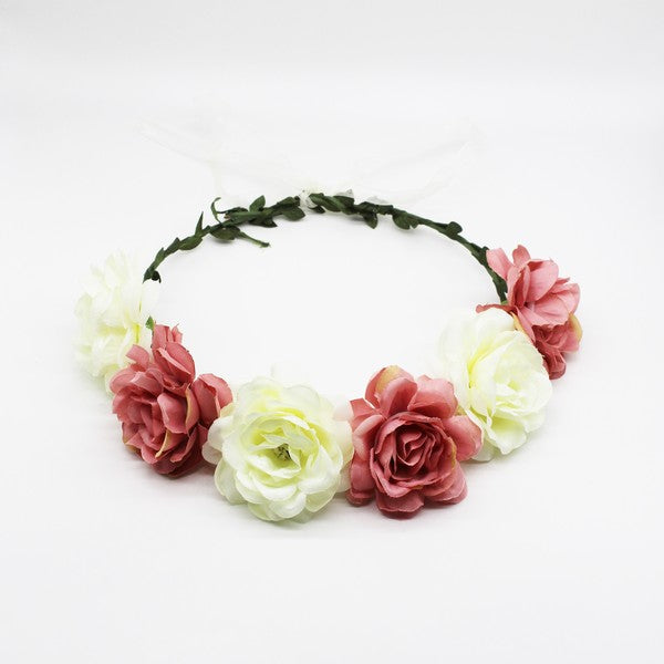 Rose Crown Headband