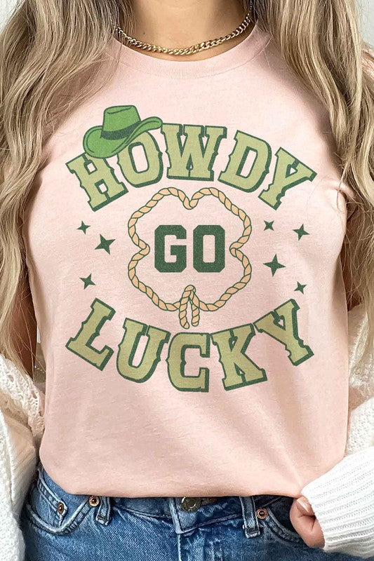 HOWDY GO LUCKY ST PATRICKS GRAPHIC TEE / T-SHIRT