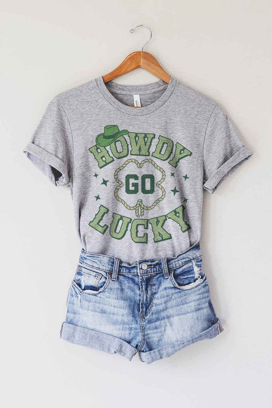 HOWDY GO LUCKY ST PATRICKS GRAPHIC TEE / T-SHIRT