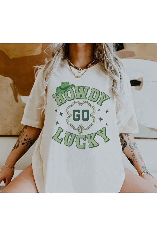 HOWDY GO LUCKY ST PATRICKS GRAPHIC TEE / T-SHIRT