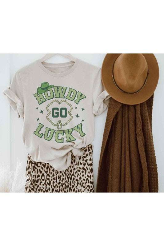 HOWDY GO LUCKY ST PATRICKS GRAPHIC TEE / T-SHIRT