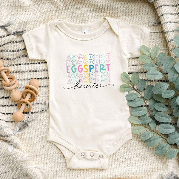 Eggspert Hunter Stacked Baby Onesie